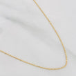 Cadena Militar 1.4g / 45cm / 0.8mm Oro Amarillo 18K