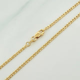 Cadena Cubana 2.3 g / 50 cm / 1.4 mm Oro Amarillo 18K