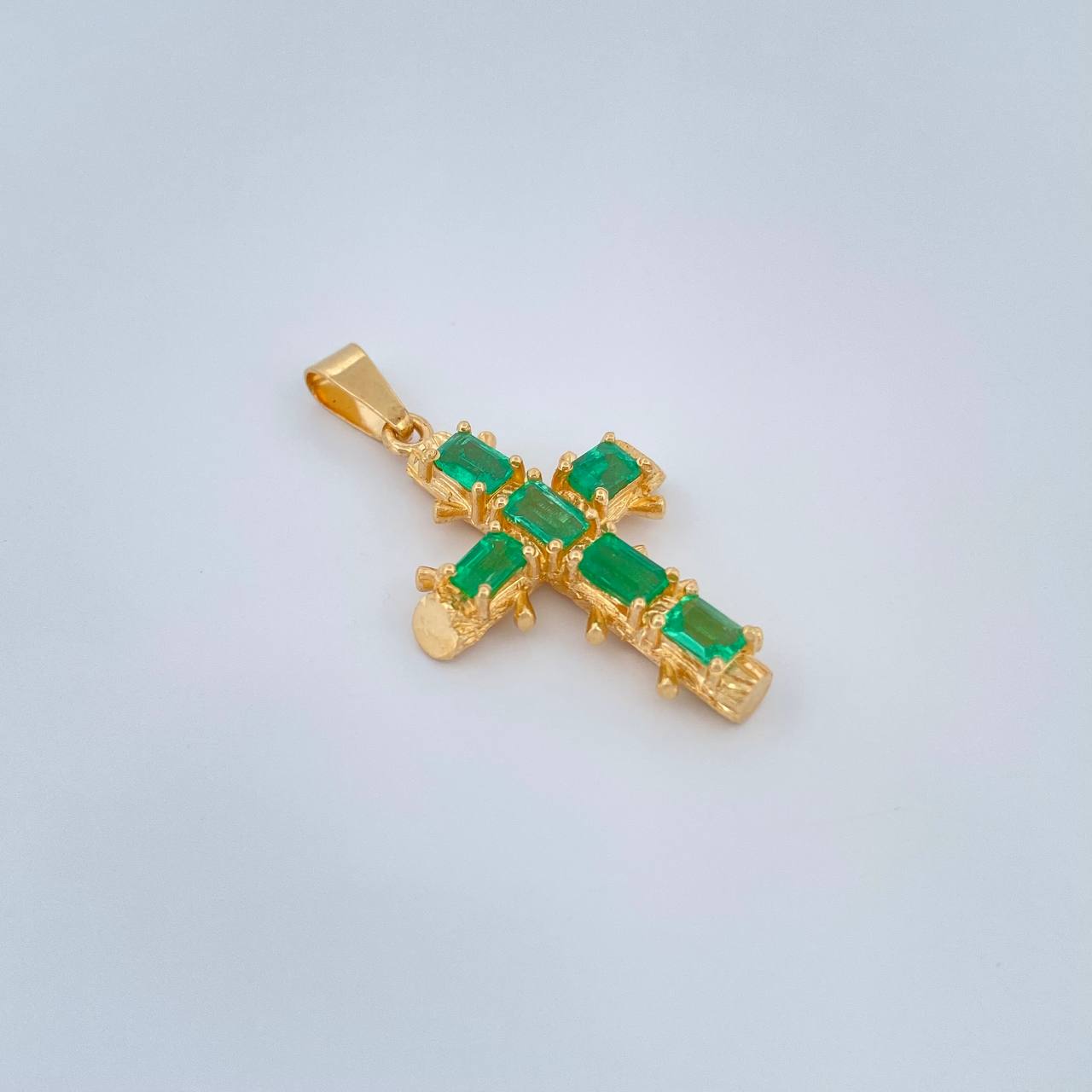 Dije Cruz Barroco 3.65gr / 3.6cm / Oro Amarillo 18K %