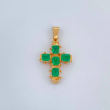 Dije Cruz Barroco 3.25gr / 3.3cm / Oro Amarillo 18K %