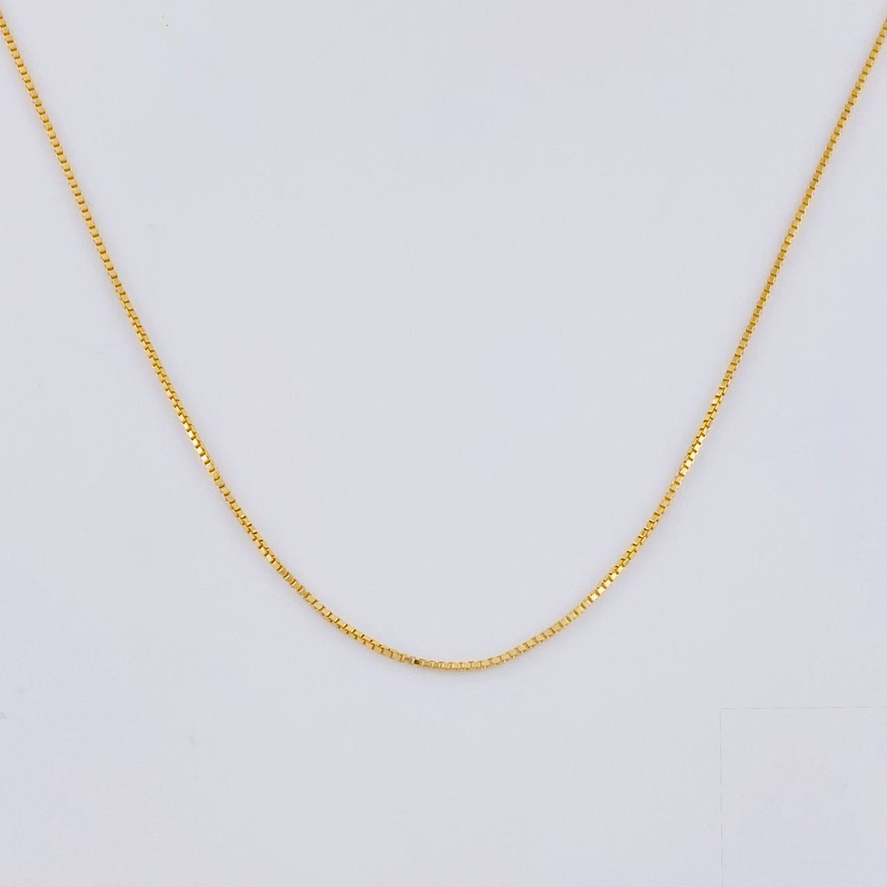 Cadena Veneciana 1.15g / 50cm / 0.7mm Oro Amarillo 18K