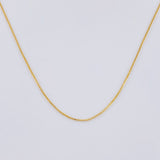 Cadena Veneciana 1.15g / 50cm / 0.7mm Oro Amarillo 18K