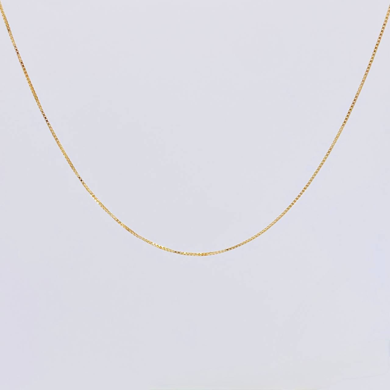 Cadena Veneciana 1.15g / 50cm / 0.7mm Oro Amarillo 18K