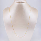 Cadena Veneciana 1.15g / 50cm / 0.7mm Oro Amarillo 18K