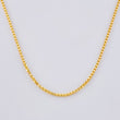 Cadena Veneciana 3.25g / 45cm / 0.9mm Oro Amarillo 18K