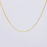 Cadena Veneciana 3.05g / 50cm / 0.9mm Oro Amarillo 18K