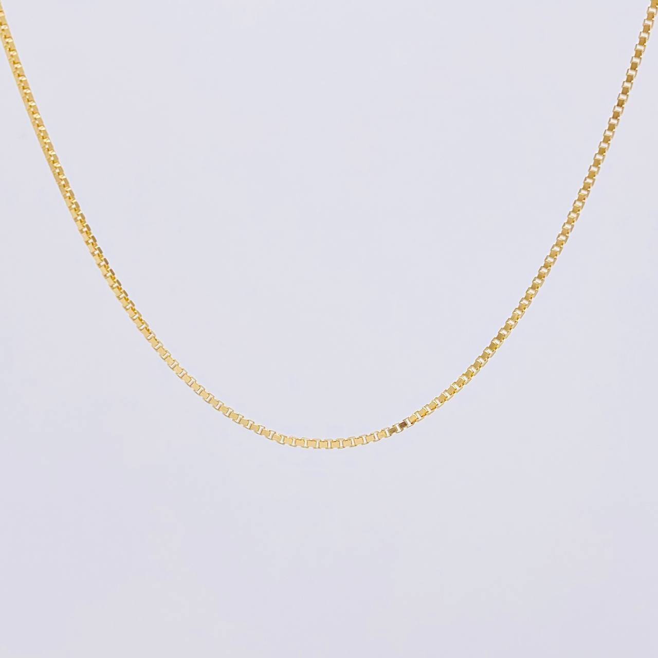 Cadena Veneciana 3.3g / 45cm / 0.9mm Oro Amarillo 18K
