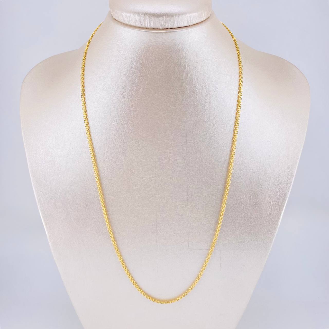Cadena China 2.95g / 50cm / 2.2mm Oro Amarillo 18K