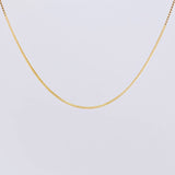 Cadena Veneciana 2.5g / 50cm / 0.8mm Oro Amarillo 18K