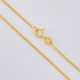Cadena Veneciana 2.5g / 50cm / 0.8mm Oro Amarillo 18K