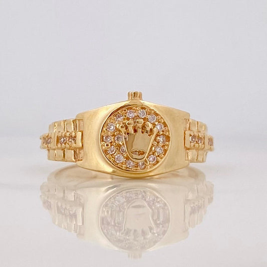 Anillo Corona 3.8 g / T6 1/2 Oro Amarillo 18K