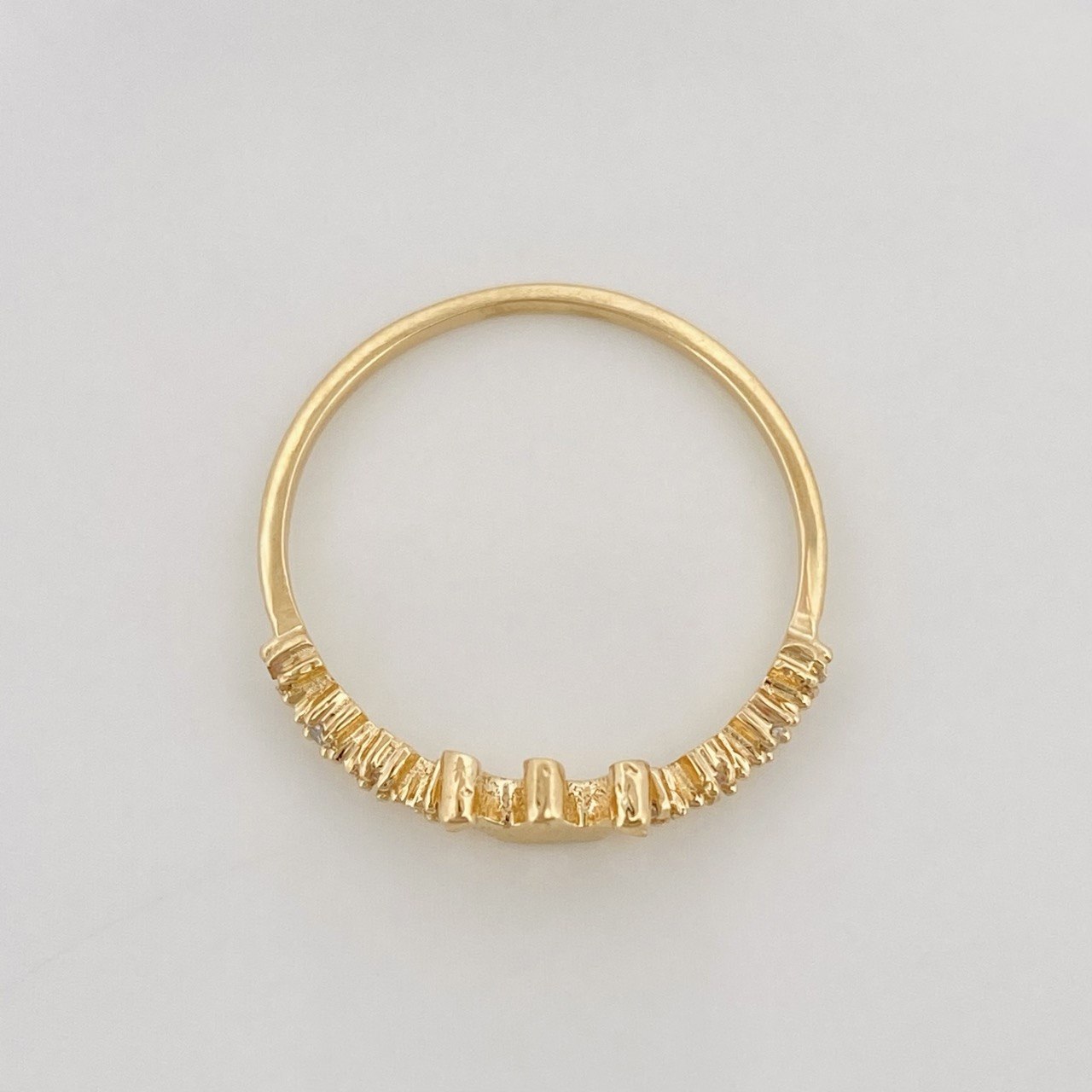 Anillo Corona 1.5 g / T7 1/4 Oro Amarillo 18K