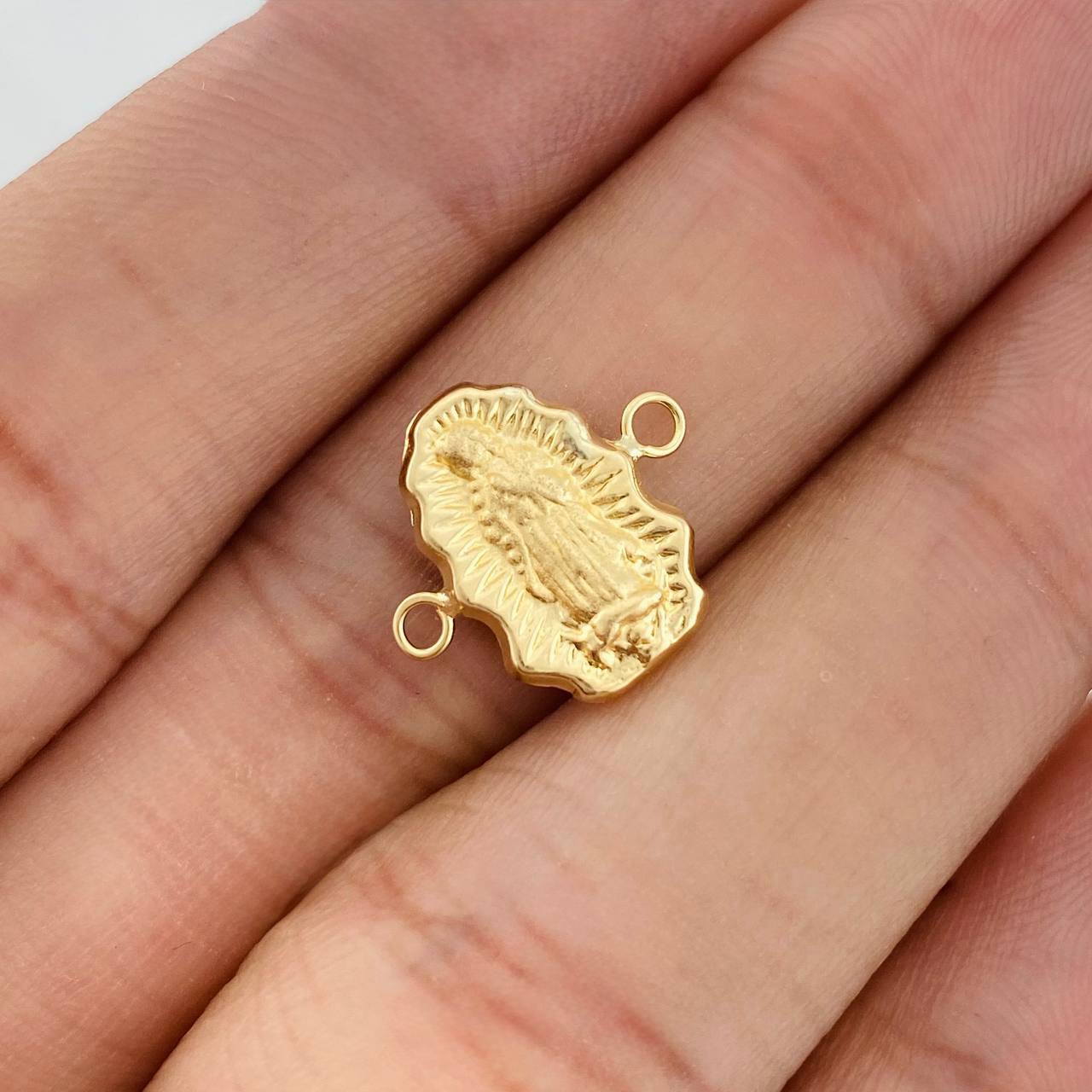 Herraje Virgen de Guadalupe 0.6g / 1.05cm Oro Amarillo 18K