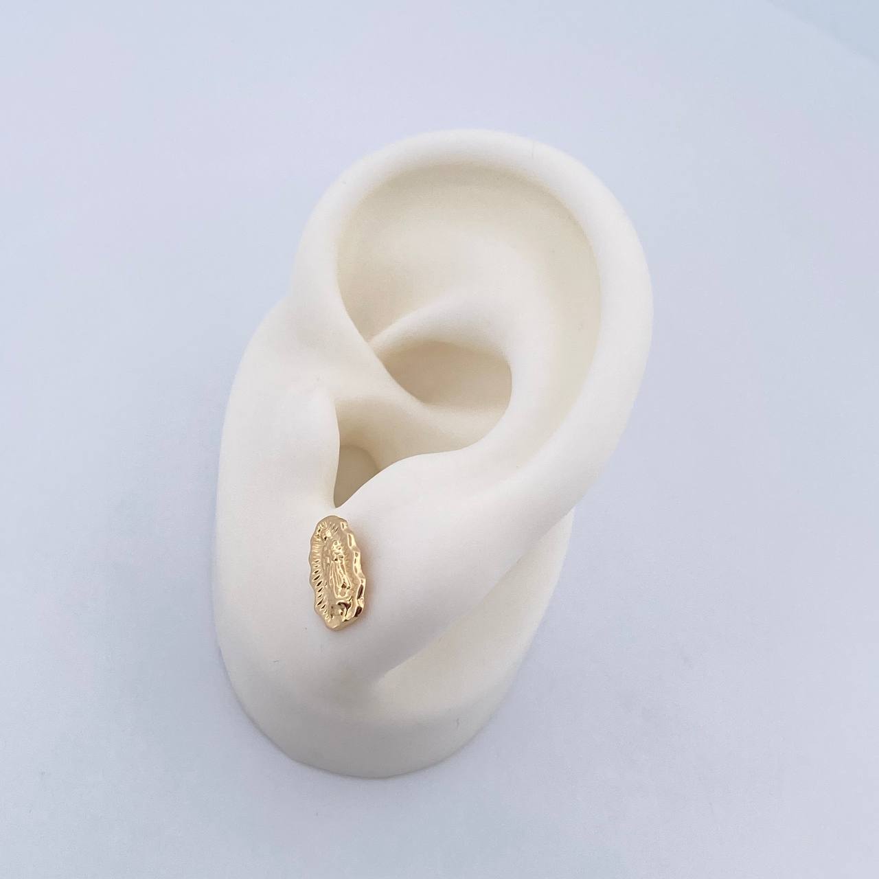 Topos Virgen Guadalupe 0.85gr / 10.1mm / Oro Amarillo 18K &