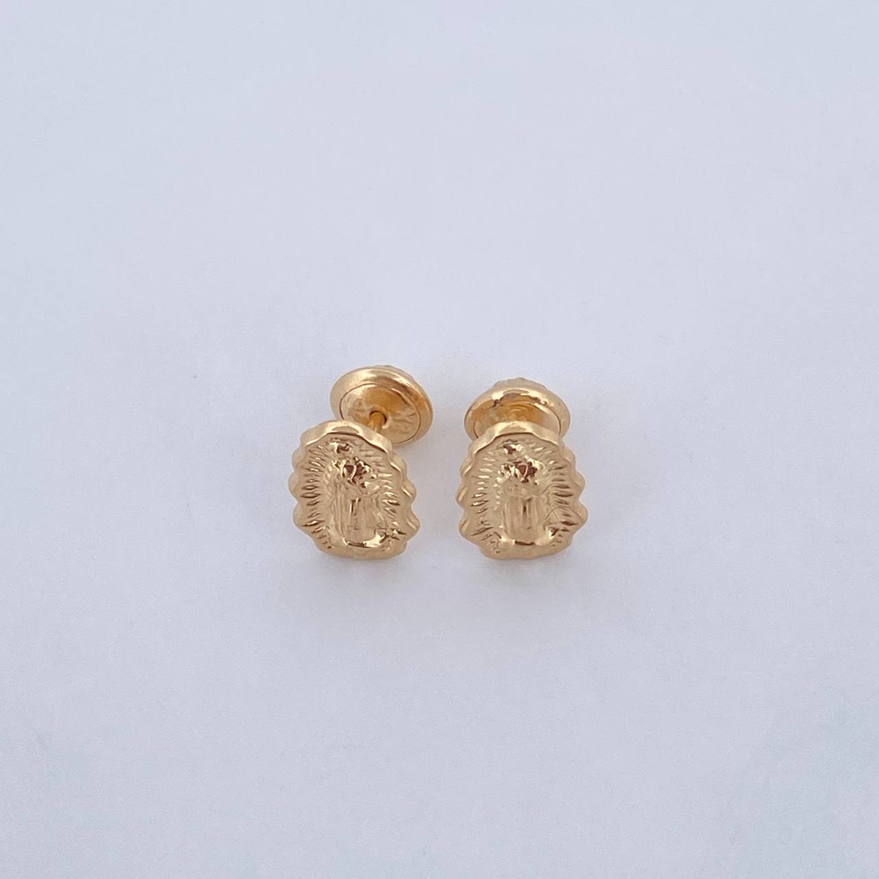 Topos Virgen Guadalupe 0.85gr / 10.1mm / Oro Amarillo 18K &