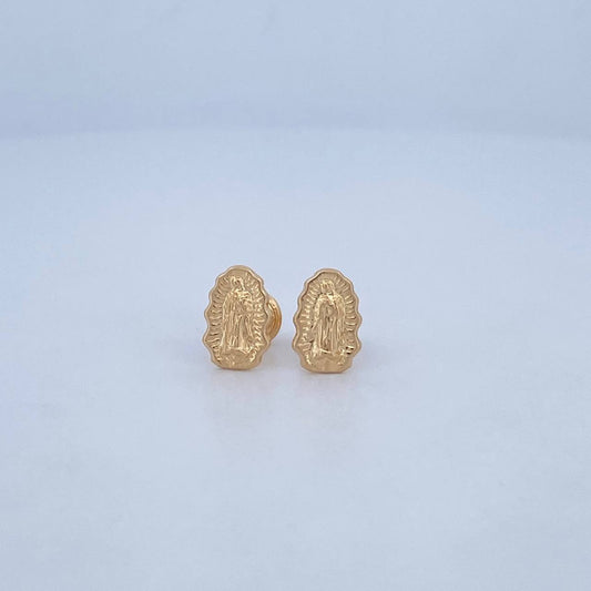 Topos Virgen Guadalupe 0.85gr / 10.1mm / Oro Amarillo 18K &