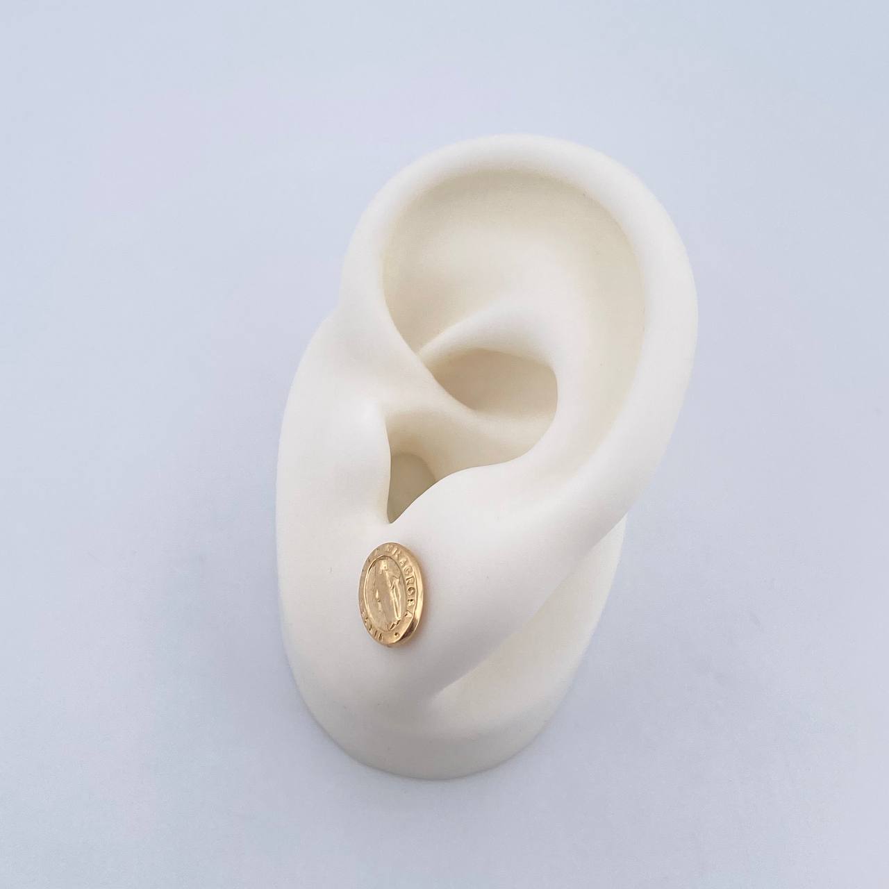 Topos Virgen Milagrosa 1.15gr / 9.95mm / Oro Amarillo 18K &