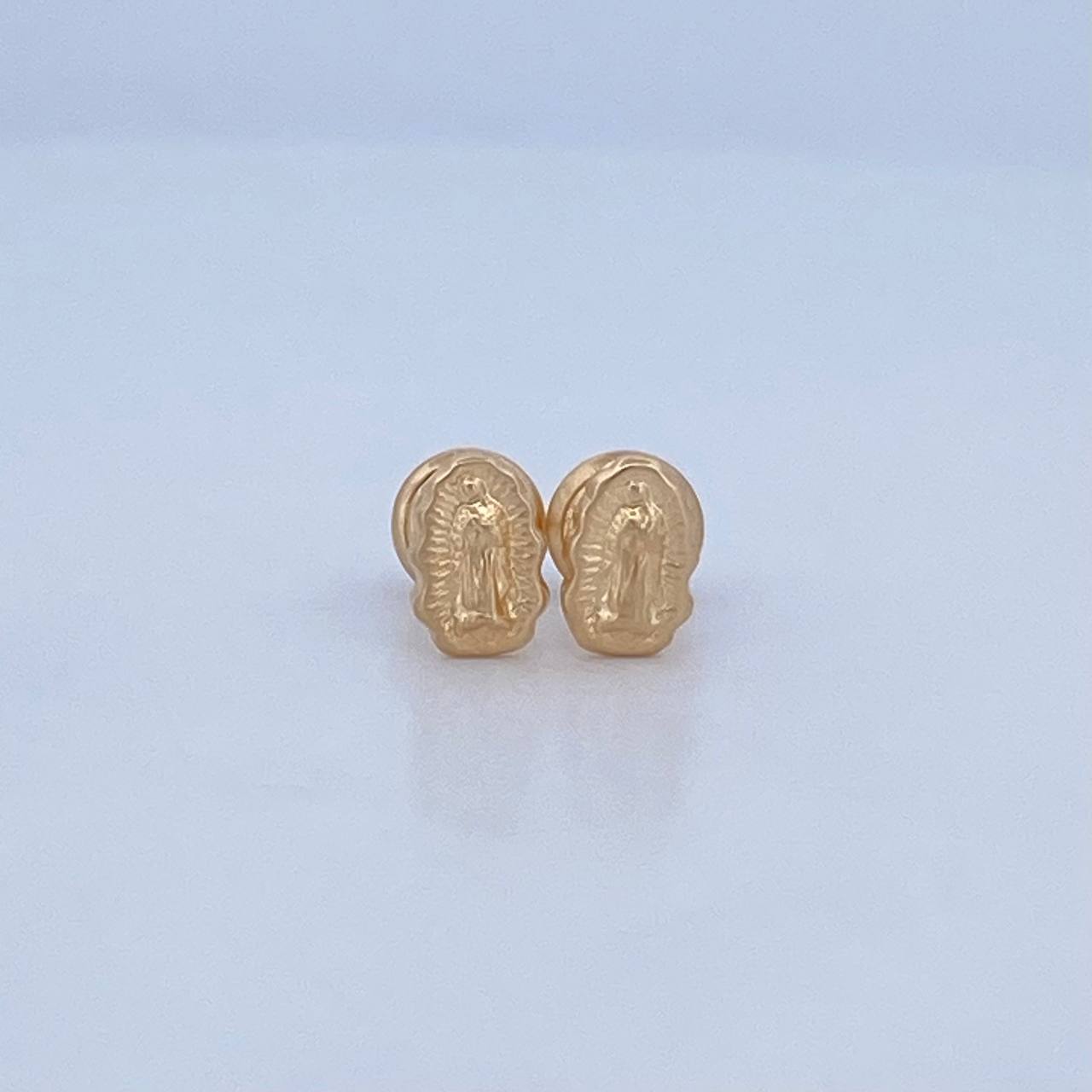 Topos Virgen Guadalupe 0.6gr / 7.35mm / Oro Amarillo 18K &