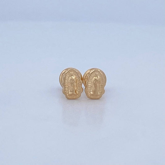 Topos Virgen Guadalupe 0.6gr / 7.35mm / Oro Amarillo 18K &