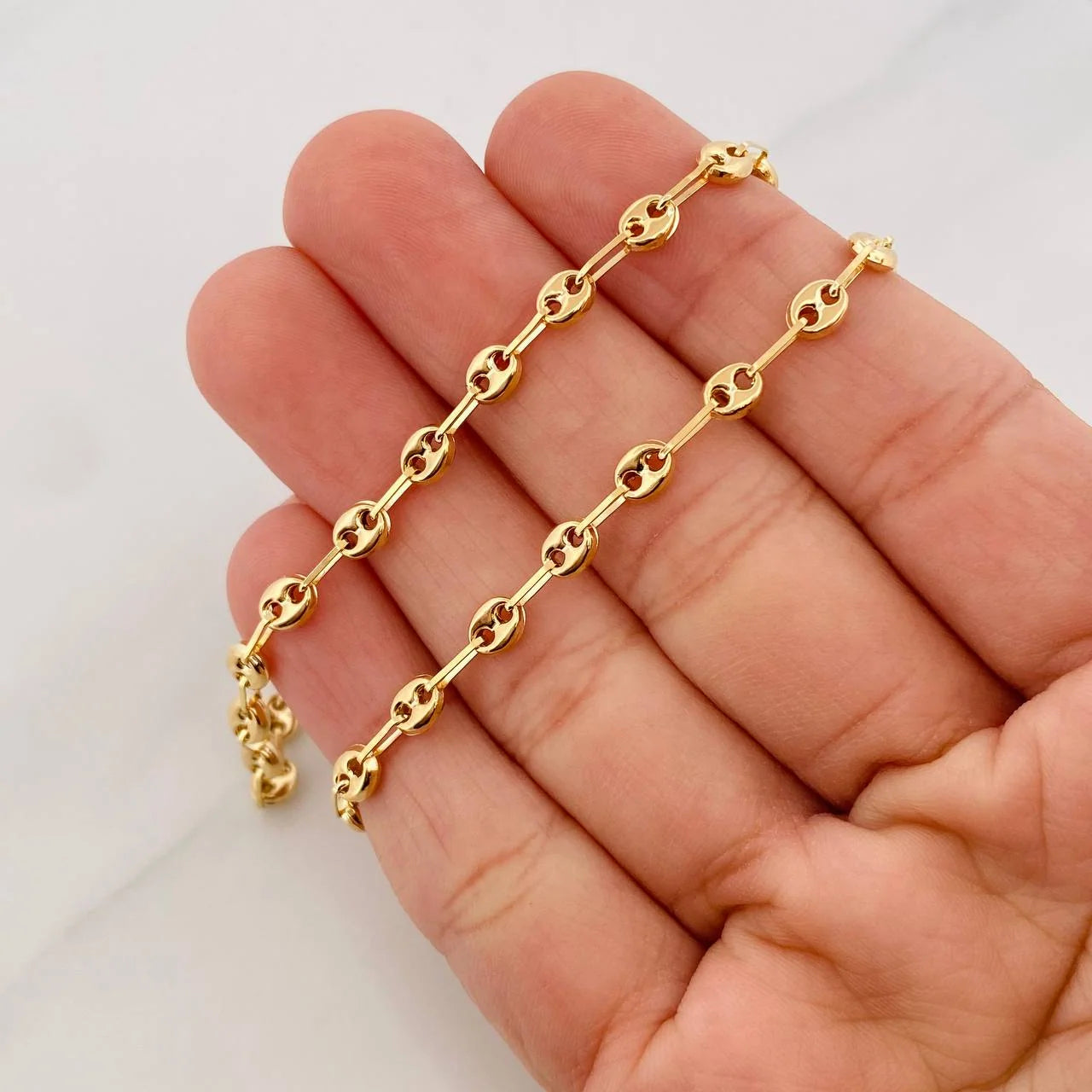Cadena GC 8.3g / 60cm / 3.8mm Oro Amarillo 18K