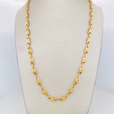 Cadena Rustica Corona 11.25g / 60cm / 4.2mm Oro Amarillo 18K