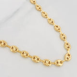 Cadena GC 15.25g / 60cm / 6.4mm Oro Amarillo 18K