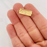 Herraje One Dolar 0.75g / 2.5cm Oro Amarillo 18K