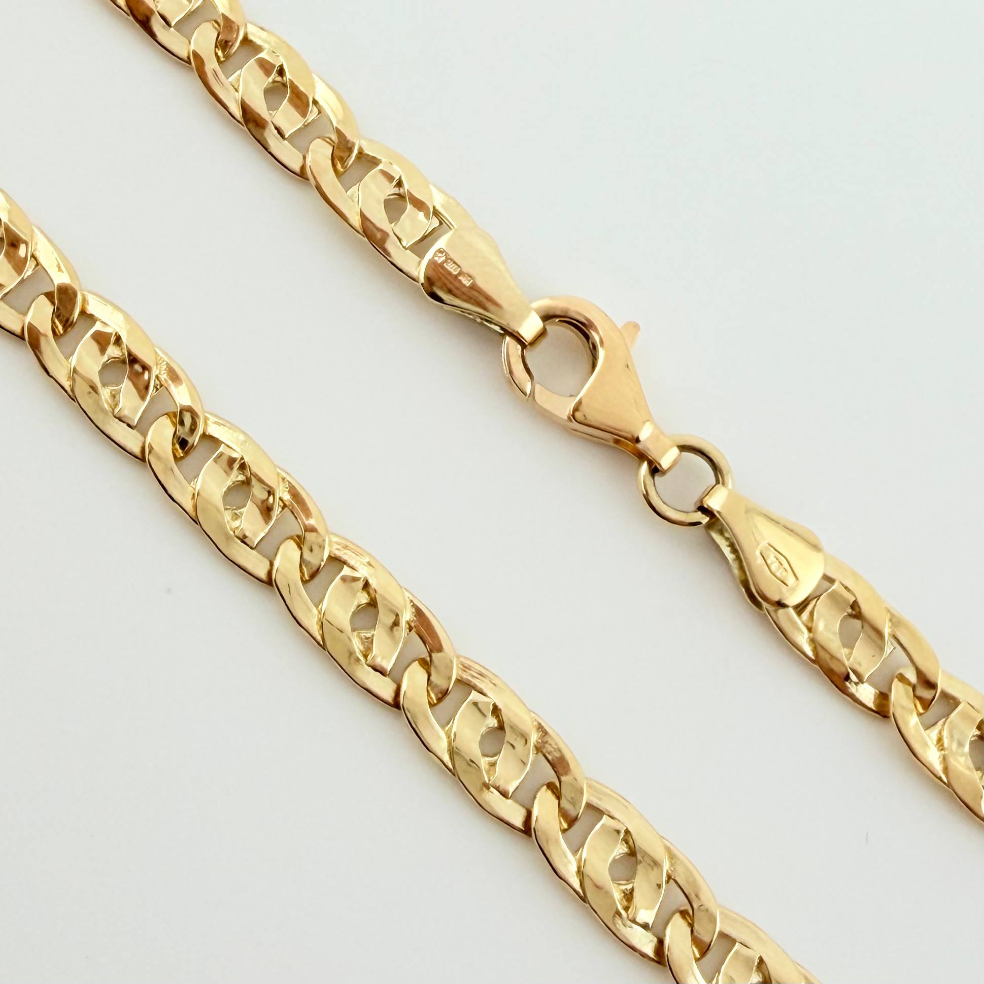 Cadena Lumachina 13.65gr / 60cm / 5mm Oro Amarillo +3 18K