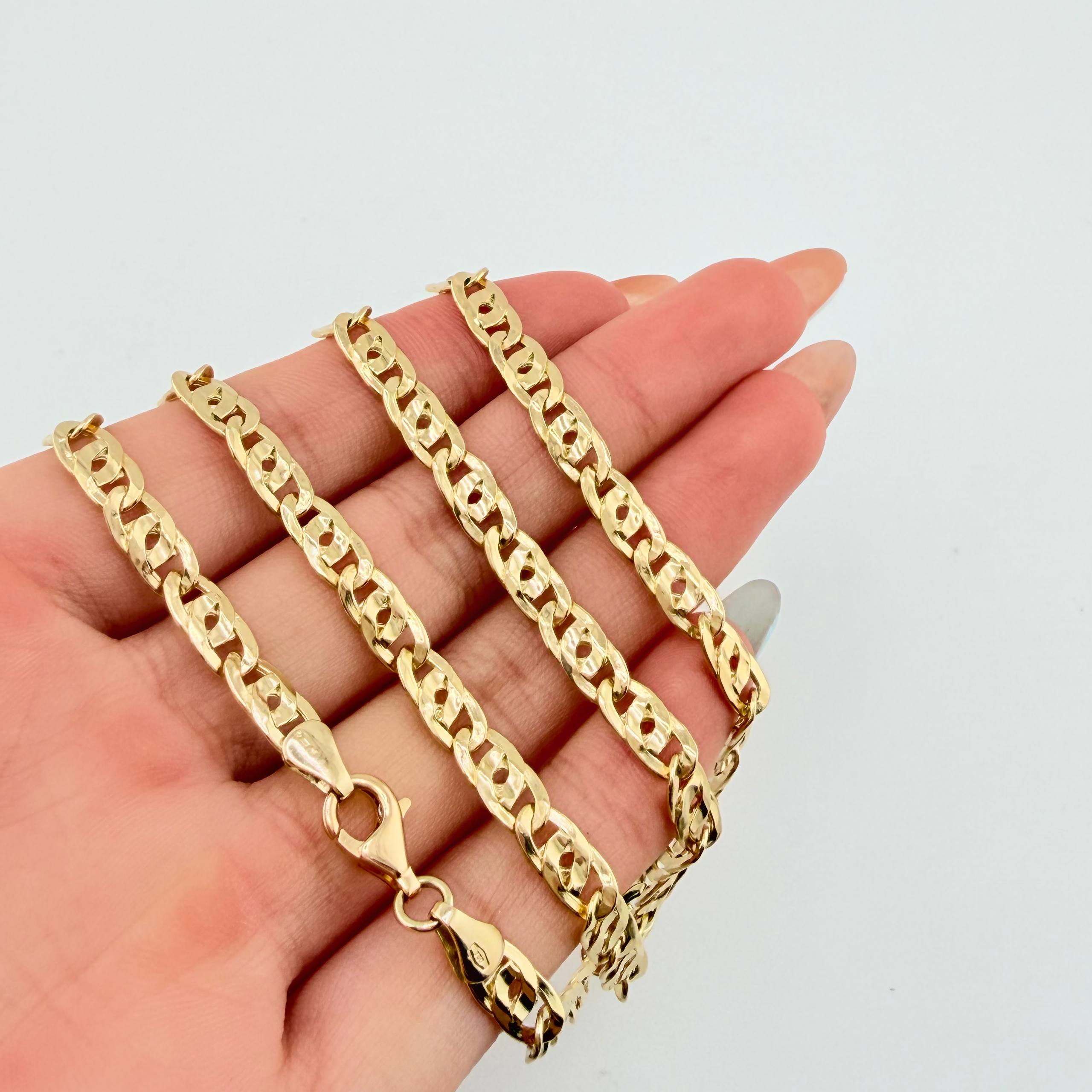 Cadena Lumachina 13.65gr / 60cm / 5mm Oro Amarillo +3 18K