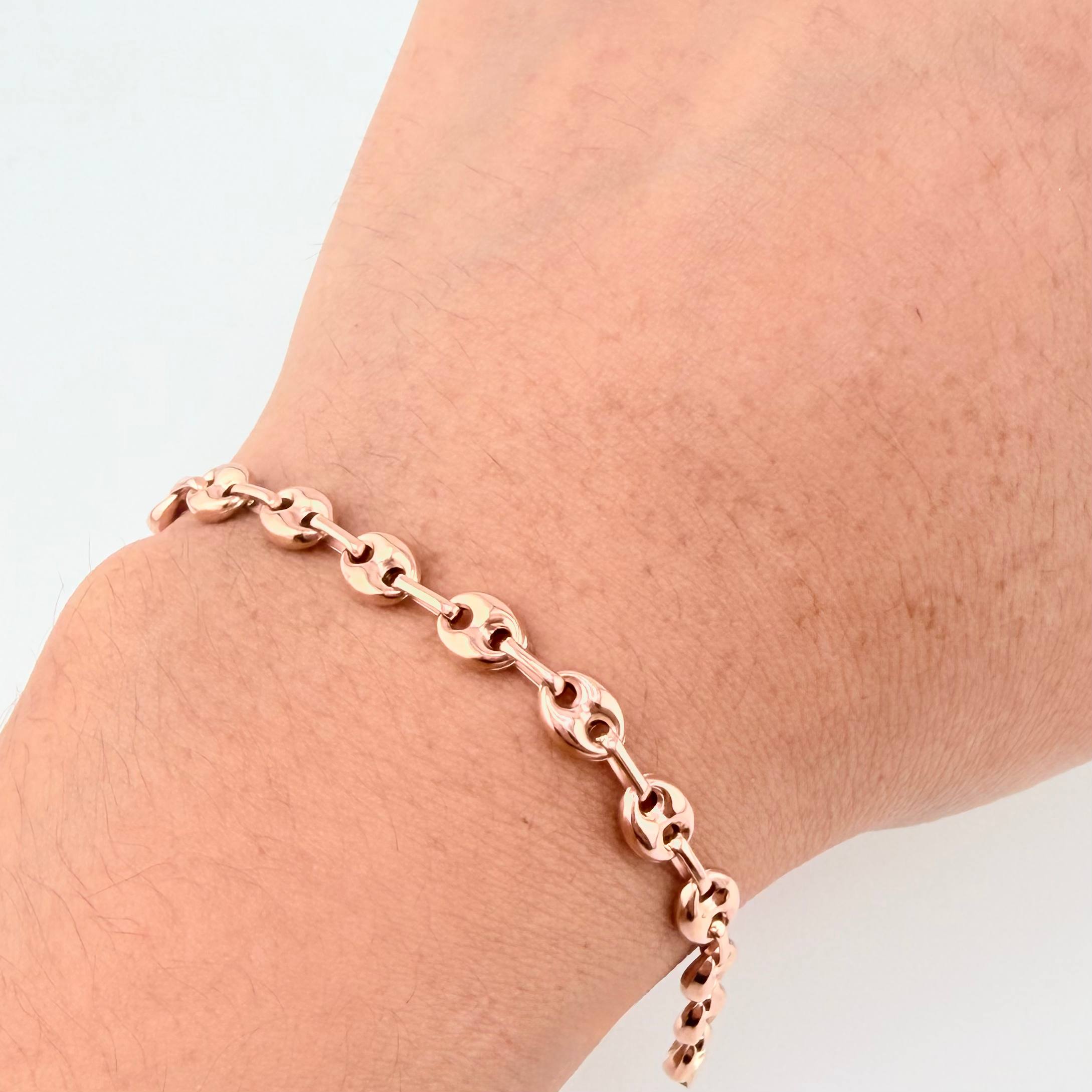 Pulso GC 3.5gr / 20cm / 5mm Oro Rosa 18K ©