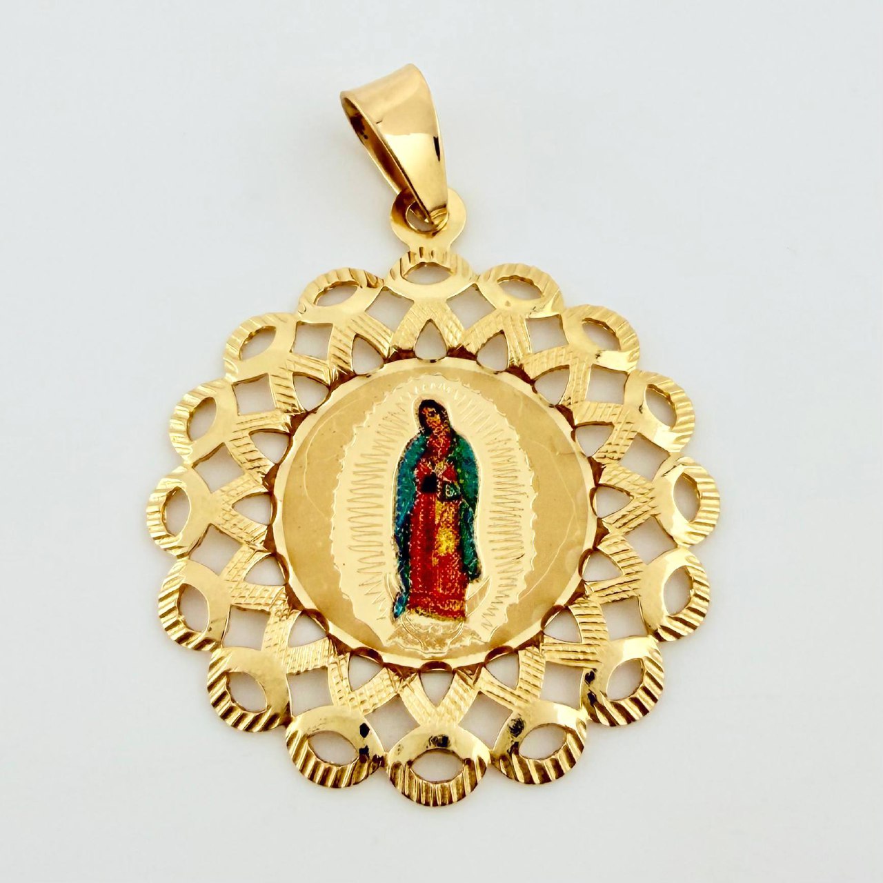 Dije Dije Virgen Guadalupe 3gr / 3.5cm / Oro Amarillo +4 18K