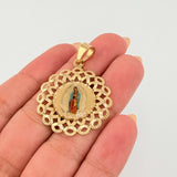 Dije Dije Virgen Guadalupe 3gr / 3.5cm / Oro Amarillo +4 18K