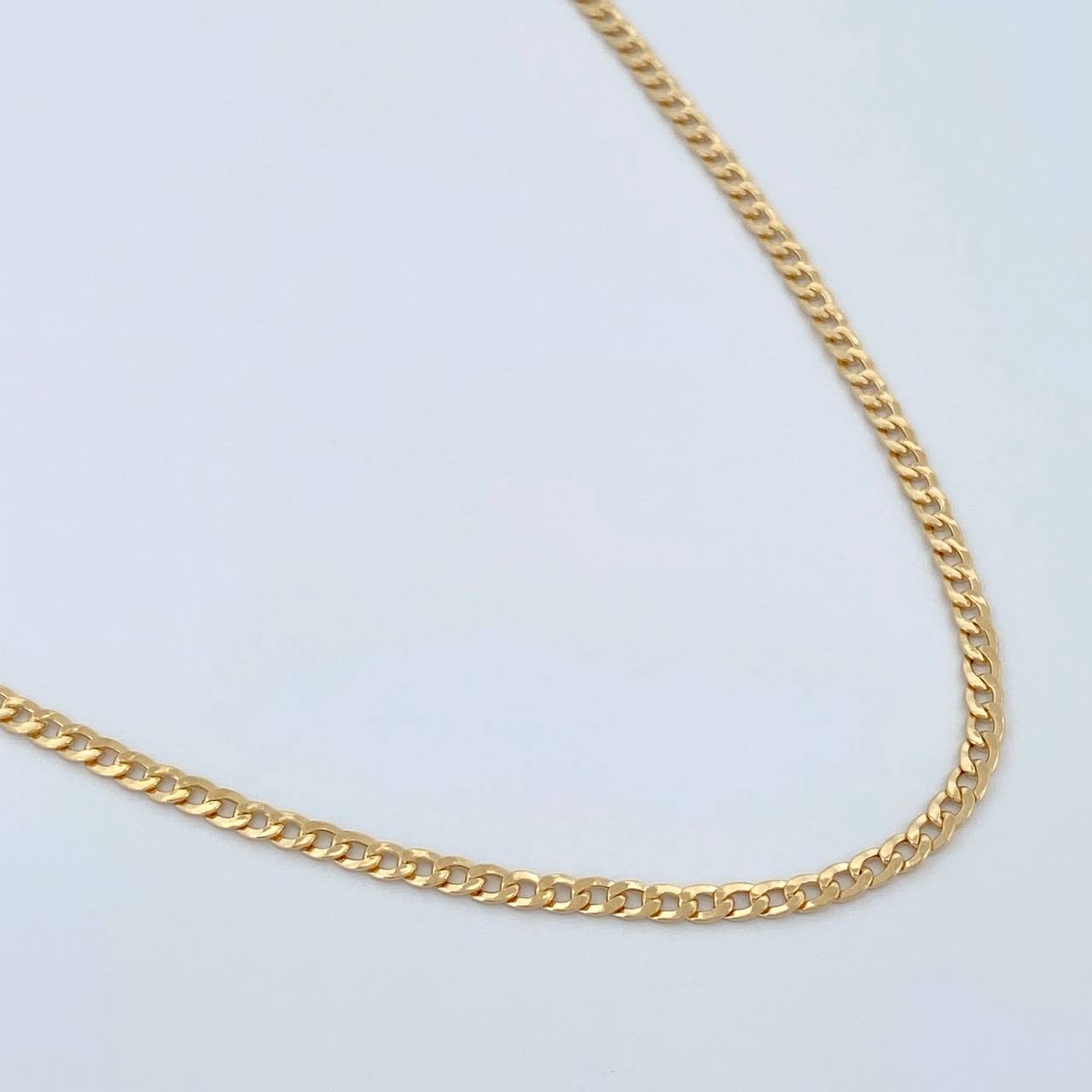 Cadena Cubana 4.1gr / 60.7cm / 2.4mm Oro Amarillo +1 18K %