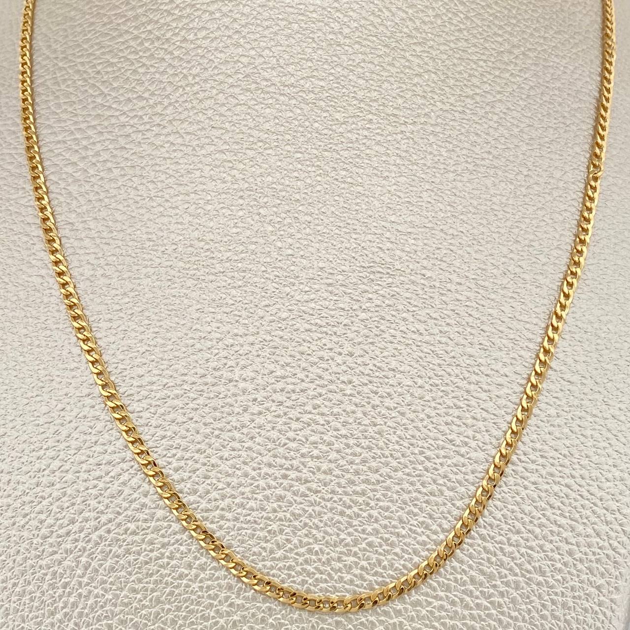 Cadena Cubana 3.5gr / 50.3cm / 2.3mm Oro Amarillo +1 18K %