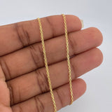 Cadena China 2.8gr / 45.4cm / 1.5mm Oro Amarillo +1 18K %