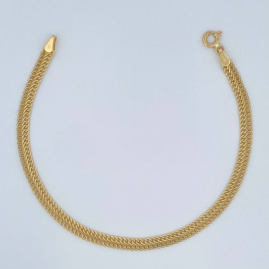 Pulso Sedusa 1.9gr / 19cm / 3.83mm Oro Amarillo +3 18K %