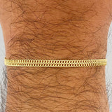 Pulso Sedusa 2.75gr / 19.3cm / 4.76mm Oro Amarillo +3 18K $