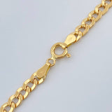 Cadena Cubana 4.7gr / 60.6cm / 3.07mm Oro Amarillo +1 18K $