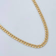 Cadena Cubana 4.7gr / 61.3cm / 3.11mm Oro Amarillo +1 18K &