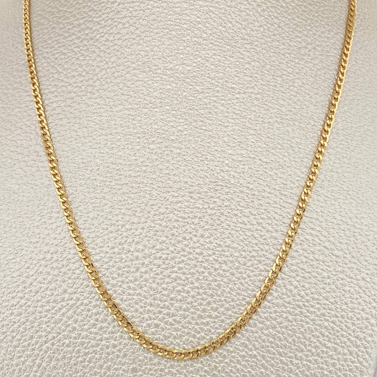 Cadena Cubana 7.15gr / 59cm / 3.14mm Oro Amarillo +1 18K %