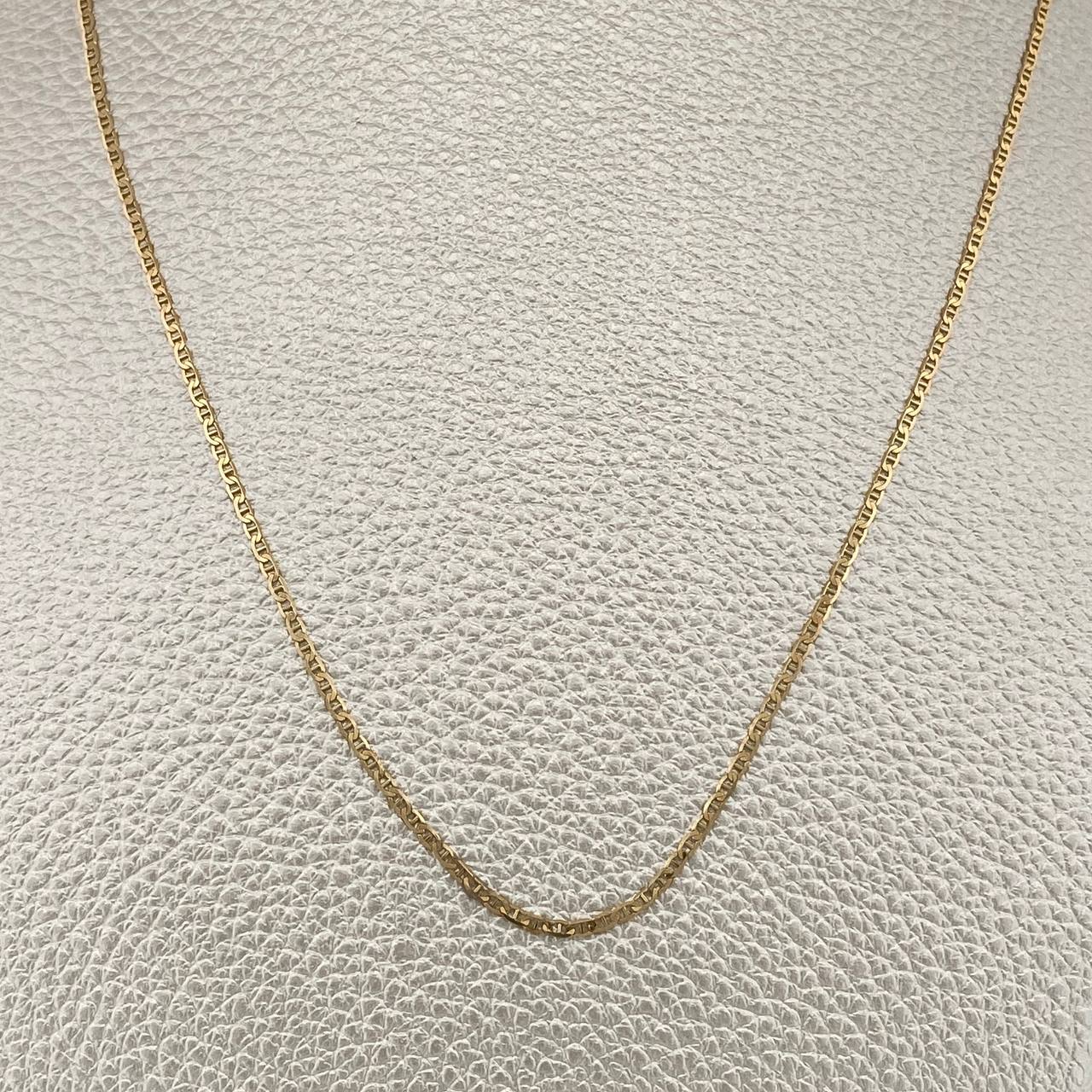 Cadena Escalera Plana 1.7gr / 45.3cm / 1.33mm Oro Amarillo +3 18K %