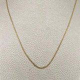 Cadena Escalera Plana 1.7gr / 45.3cm / 1.33mm Oro Amarillo +3 18K %