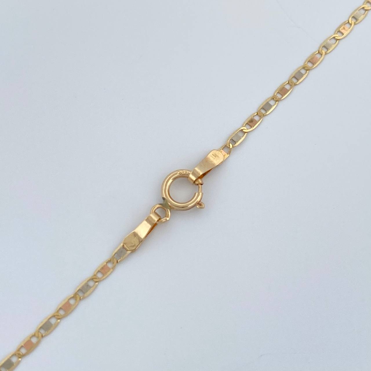 Cadena Escalera Plana 1.2gr / 40.2cm / 1.35mm Tres Oros +3 18K %