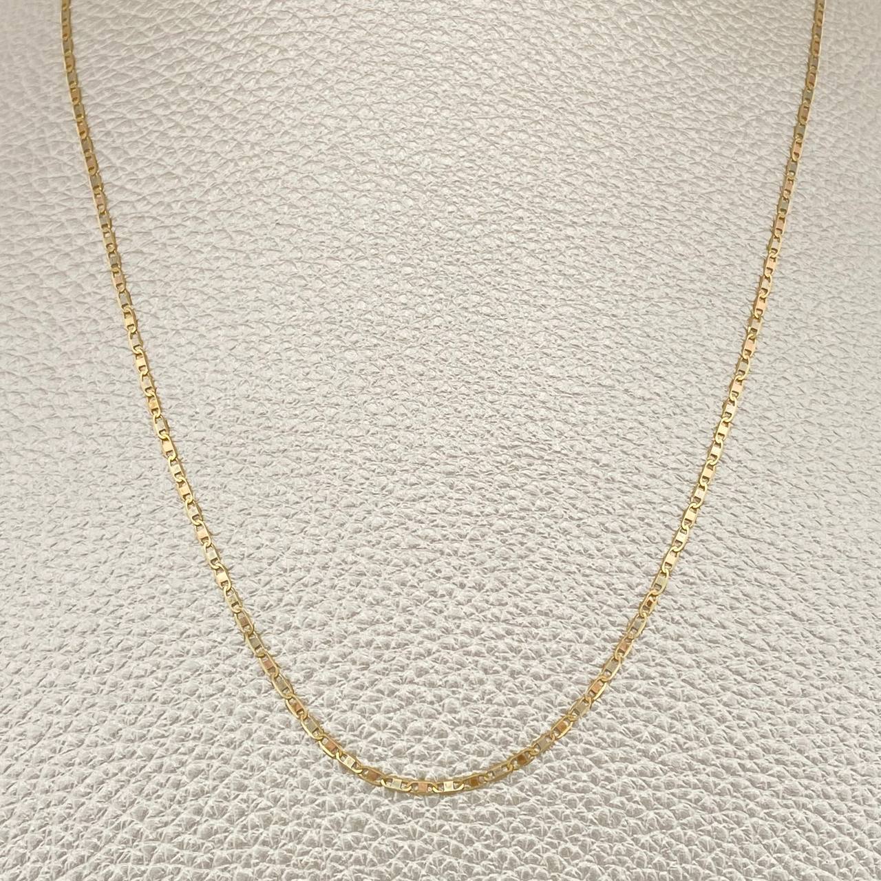 Cadena Escalera Plana 1.2gr / 40.2cm / 1.35mm Tres Oros +3 18K %