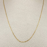 Cadena Escalera Plana 1.2gr / 40.2cm / 1.35mm Tres Oros +3 18K %