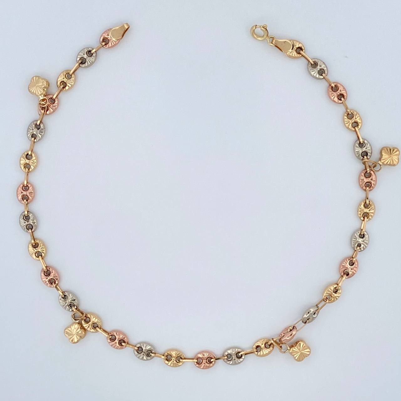 Tobillera GC 5.95gr / 26.5cm / 4.8mm Tres Oros 18K %