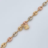 Tobillera Gc Treboles 6gr / 26.3cm / 4.88mm Tres Oros 18K &