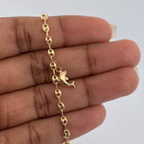 Tobillera GC 4.15gr / 27cm / 3mm Oro Amarillo 18K %