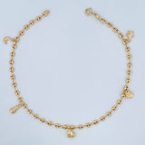 Tobillera GC 4gr / 26.5cm / 3.18mm Oro Amarillo 18K %