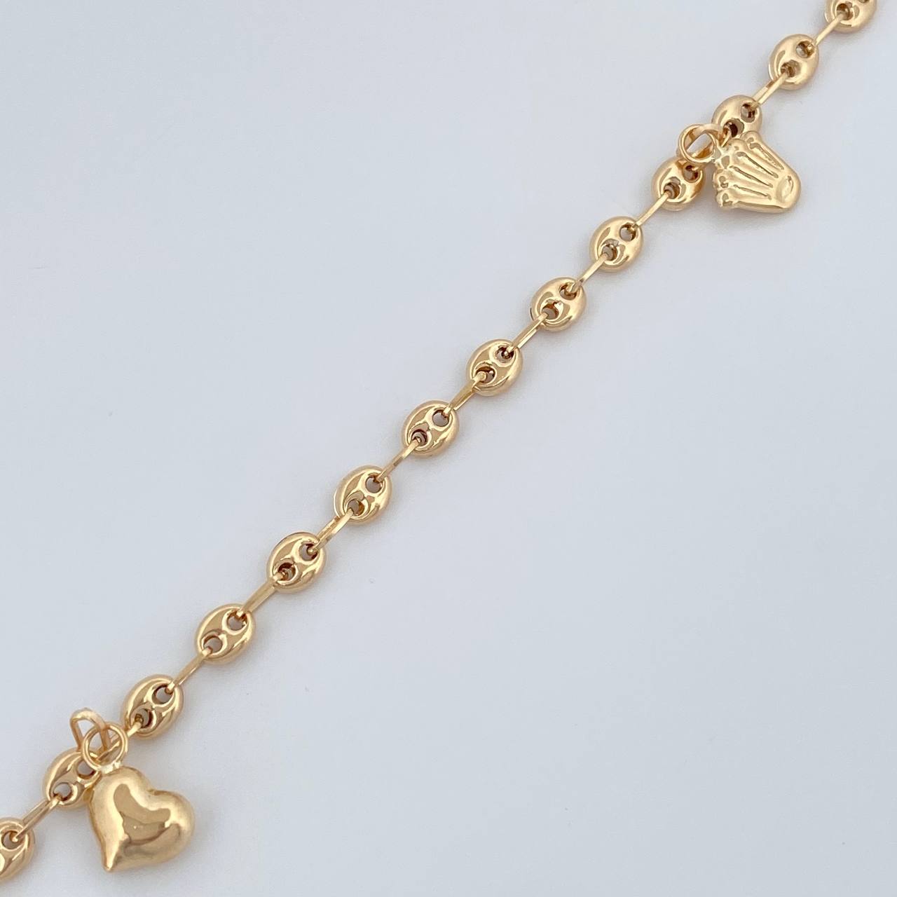 Tobillera GC 4gr / 26.5cm / 3.18mm Oro Amarillo 18K %